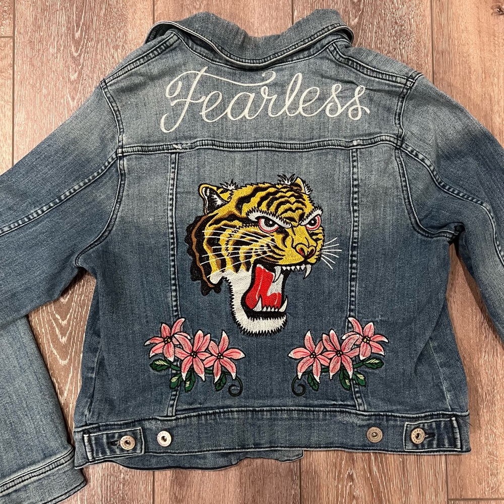 Torrid Embroidered Denim Jacket - Picture 4 of 15